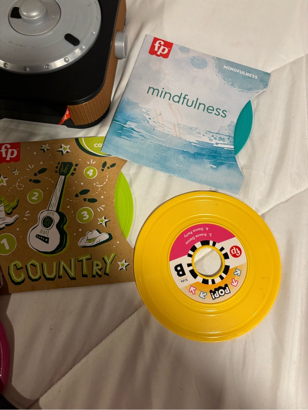 Fisher-Price Laugh & Learn Preschool Record Player- 5 Records- Tested - Picture 3 of 6